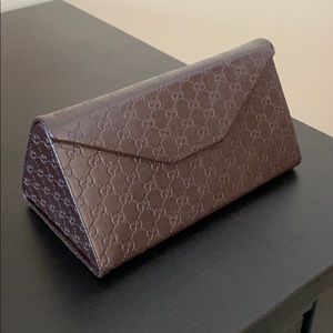 Gucci Sunglasses Case - collapsible, leather